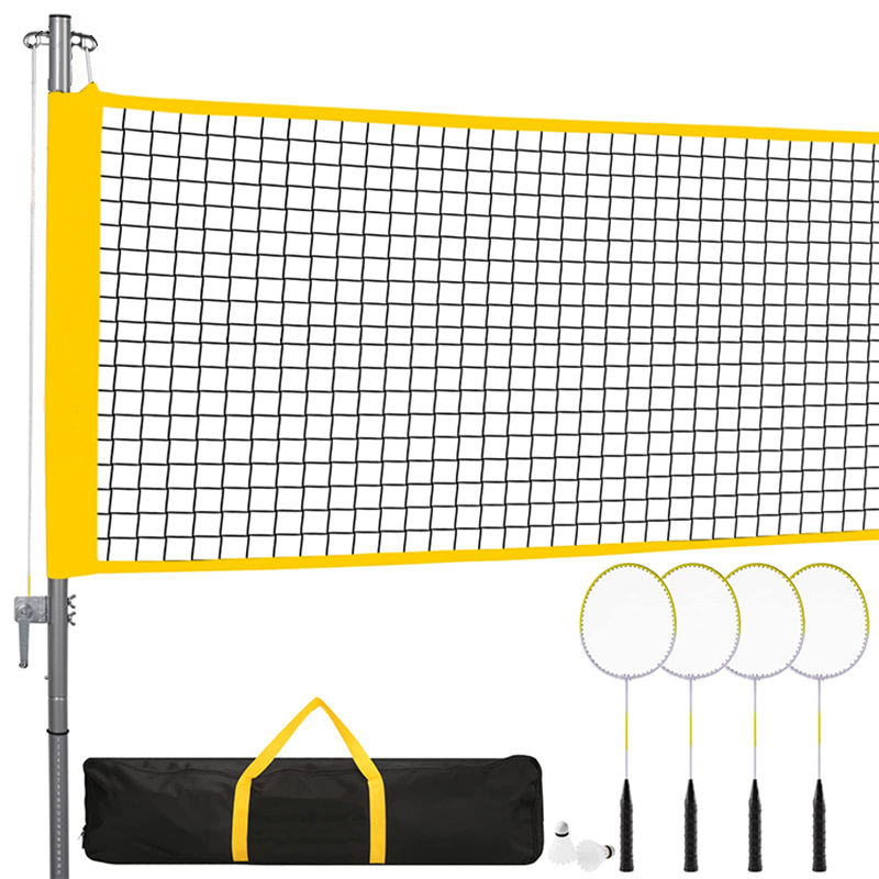 HJ Multi-functional Indoor Outdoor Net Portable Badminton Net Beach Volleyball Net