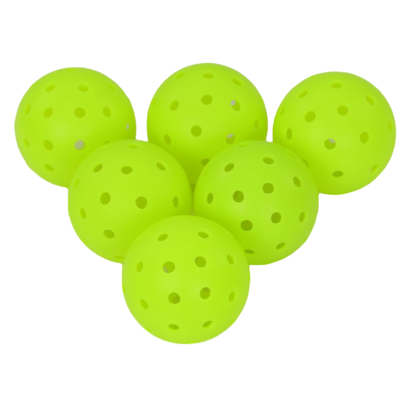 Durable X-40 Custom Pickle Balls Rotomolded USAPA Seamless Frosted Surface OEM High-Speed Turn Circle PE