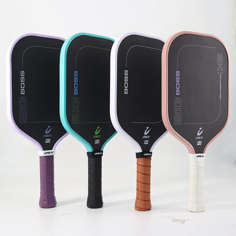 Hot-pressed inner core +3K carbon fiber racket face